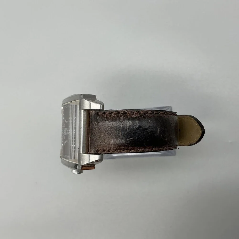 Tissot Men Watch 37mm Brown Dial Brown Leather Swiss Date T005.510.A New Battery
